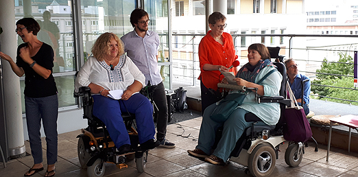 Menschen mit Behinderungen zu mehr Selbstbestimmung verhelfen, so die Freiburger Behindertenbeauftragten Sarah Baumgart in ihrem Gruwort.<br />Foto: © Guido Willmann