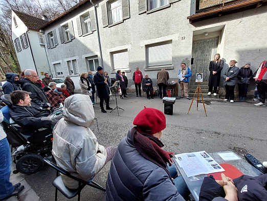 STOLPERSTEIN-Verlegung fr Helene 