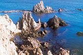 Foto: Felsen in der Meeresbrandung / Cabo de Gata