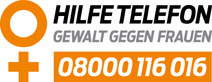 Logo des Hilfetelefons Gewalt gegen Frauen