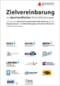 Geschafft: so sieht die Titelseite der Zielvereinbarung aus